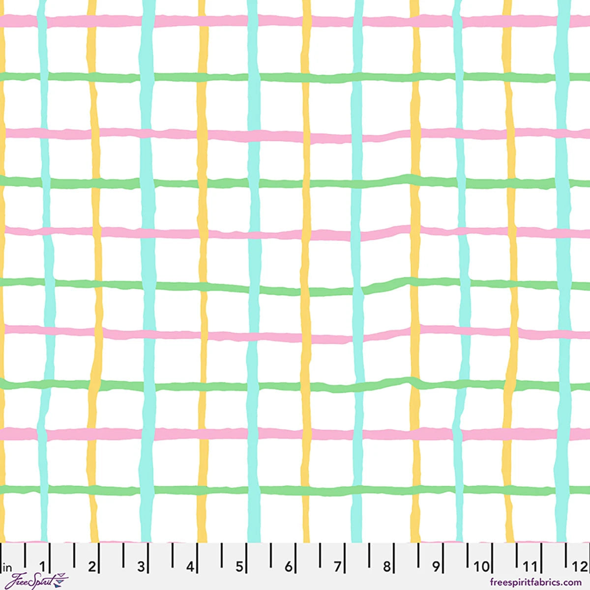 Grid - Pastel  || Brandon Mably |  Kaffe Fassett August 2026 Collection