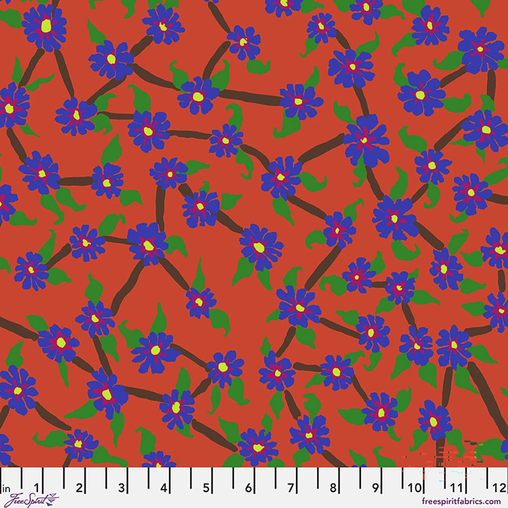 Mayflower - Red || Brandon Mably |  Kaffe Fassett August 2026 Collection