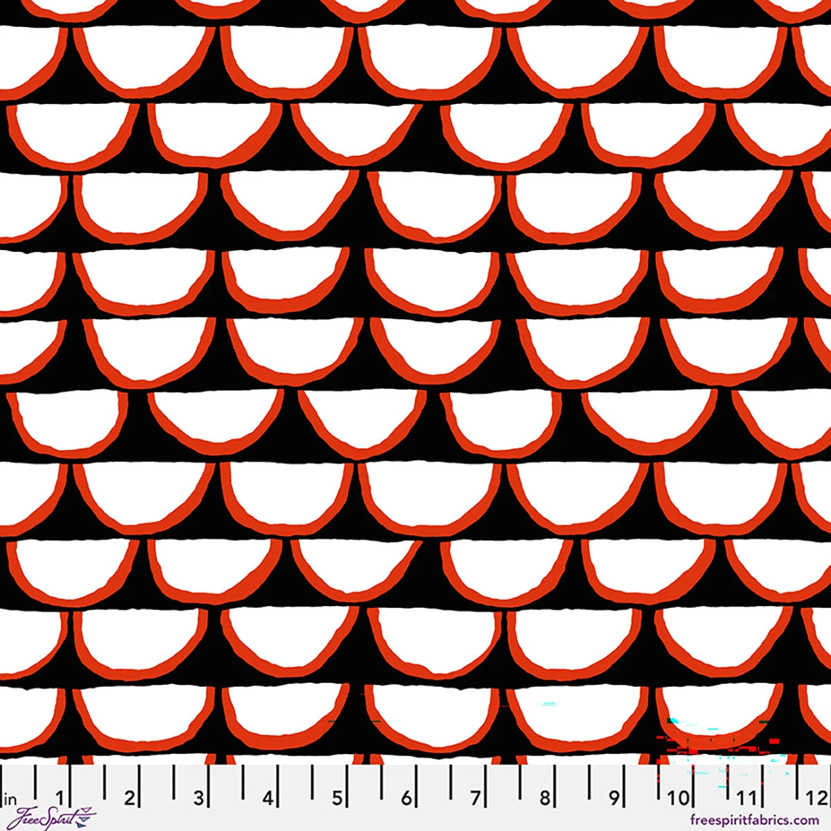 Segments - Black || Brandon Mably |  Kaffe Fassett August 2026 Collection