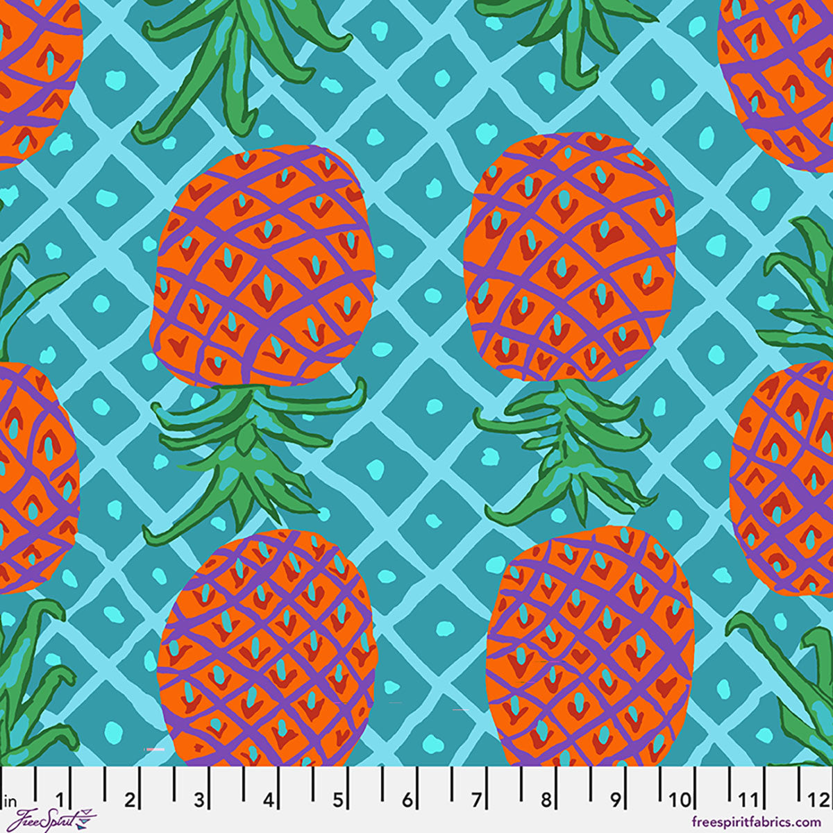 Upside Down - Aqua || Brandon Mably |  Kaffe Fassett August 2026 Collection