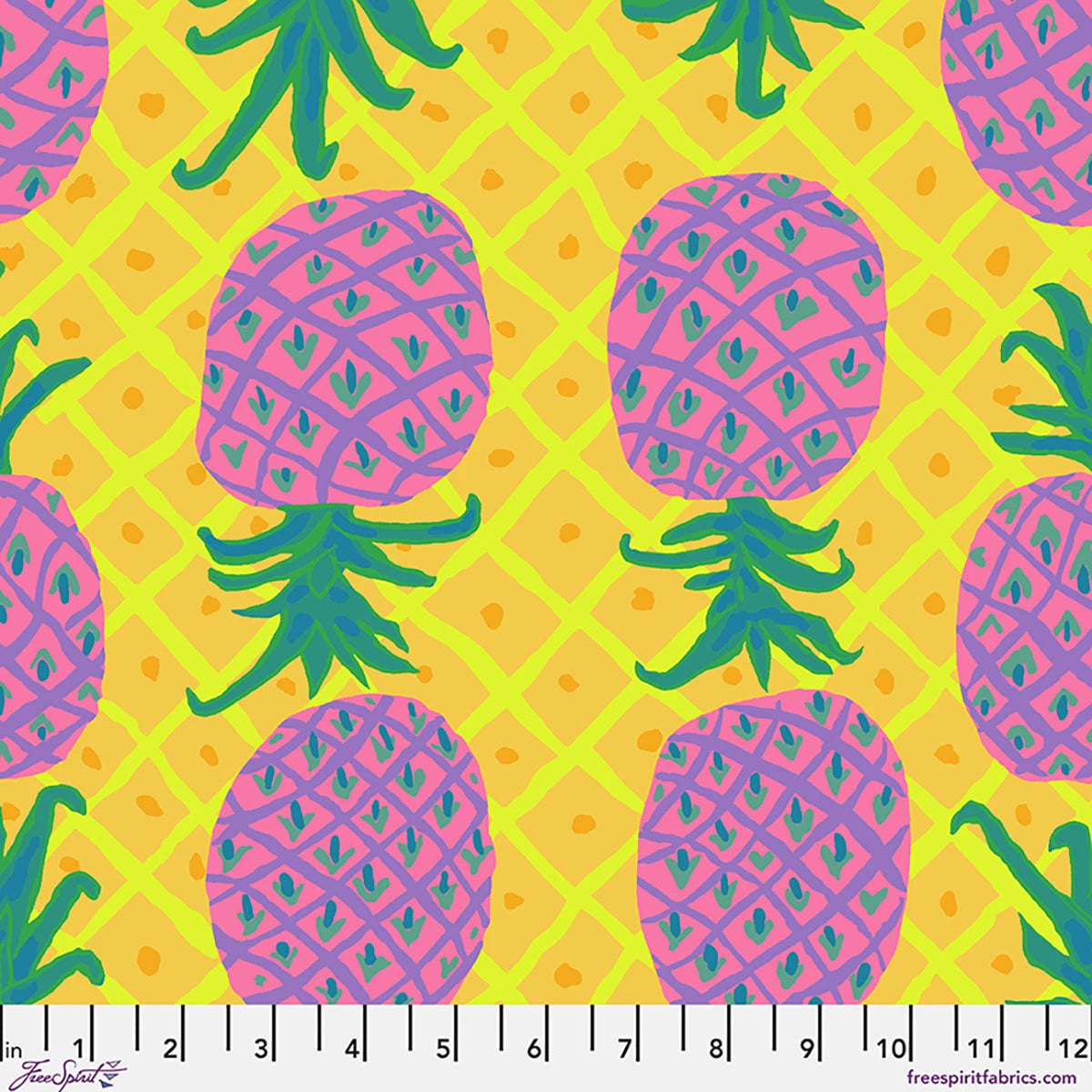 Upside Down - Yellow  || Brandon Mably |  Kaffe Fassett August 2026 Collection