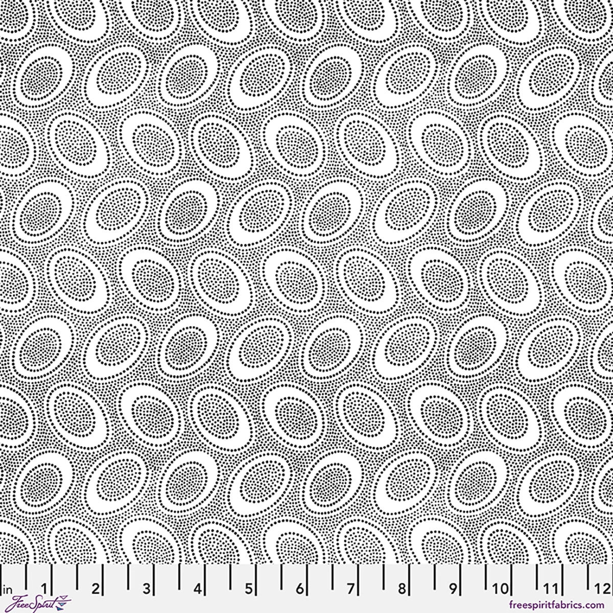 Aboriginal Dot - White  || Brandon Mably |  Kaffe Fassett August 2026 Collection