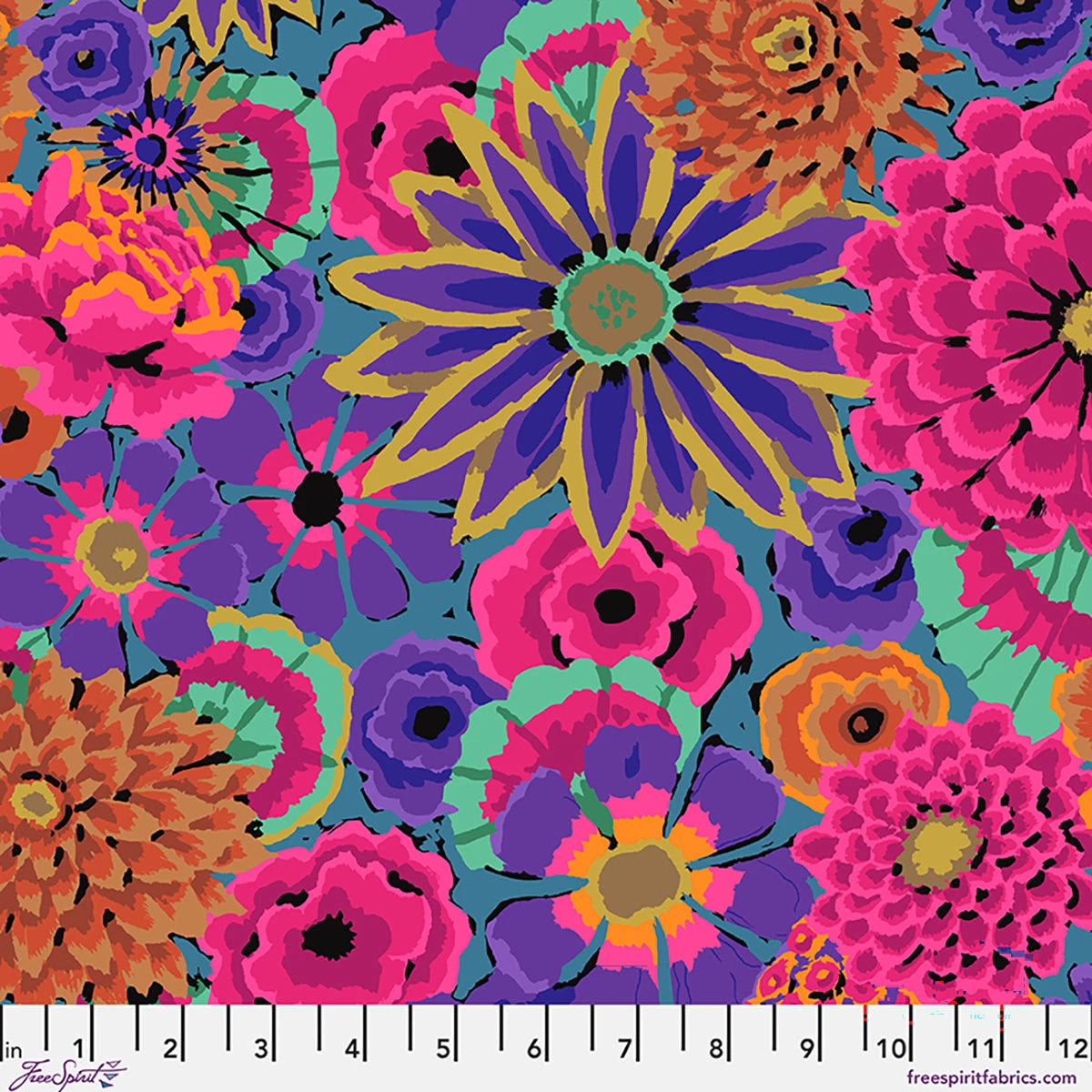 Enchanted - Purple  || Brandon Mably |  Kaffe Fassett August 2026 Collection