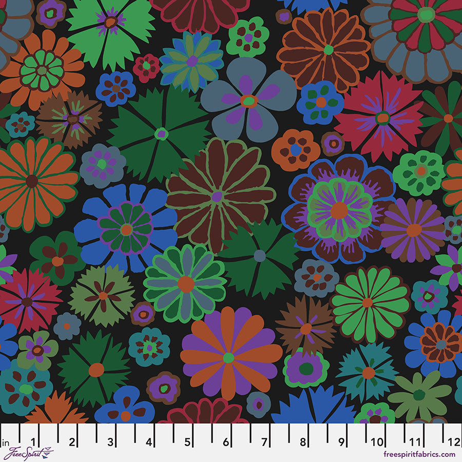 Folk Flower in Dark | Kaffe Fassett