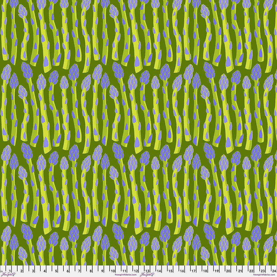 Asparagus in Green | Jane Sassaman | Vegetable Patch Collection