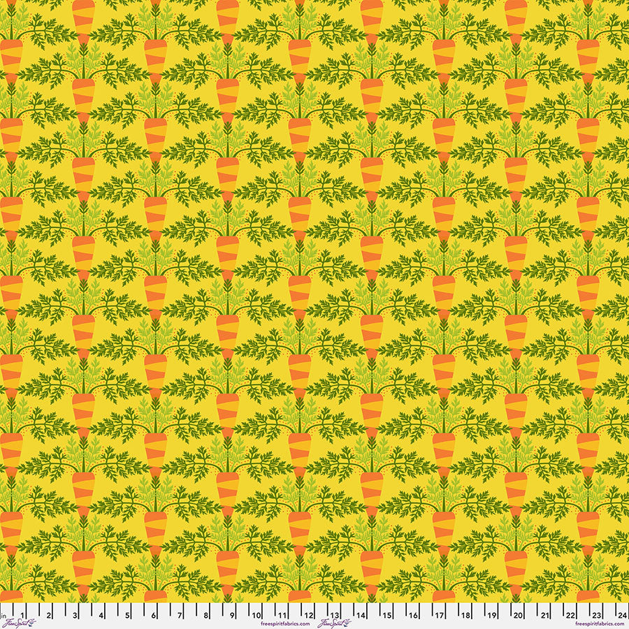 Carrot in Yellow | Jane Sassaman | Vegetable Patch Collection