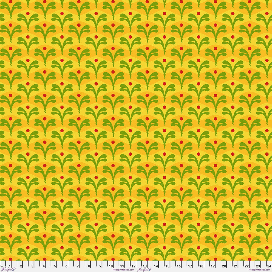 Sprout in Yellow | Jane Sassaman | Vegetable Patch Collection