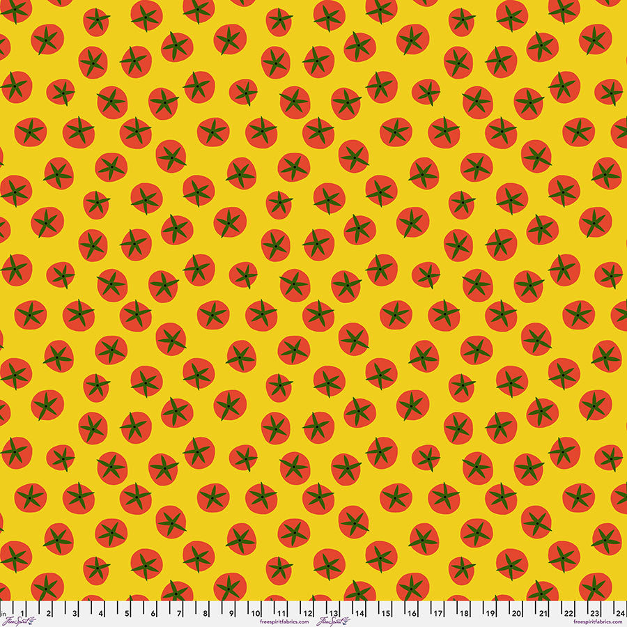 Tomato in Yellow | Jane Sassaman | Vegetable Patch Collection