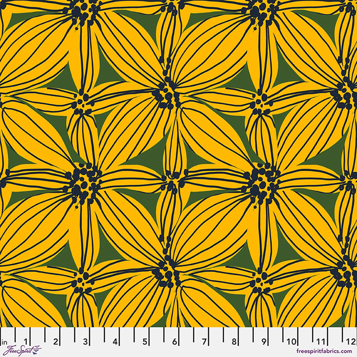 Sunburst Blossoms - Golden  || Echoes in Colour Kitty McCall