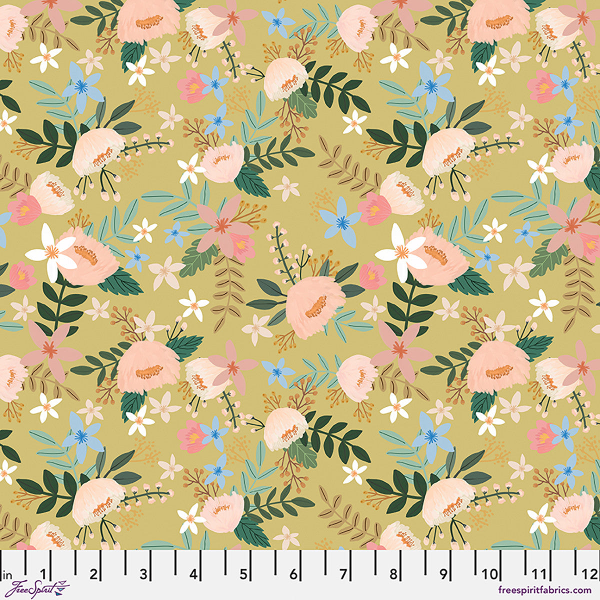 Floral Vision in Sage | by Mia Charro | Cute Forest Collection