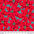 Large Poinsettia in Red | Martha Negley | Holly Day