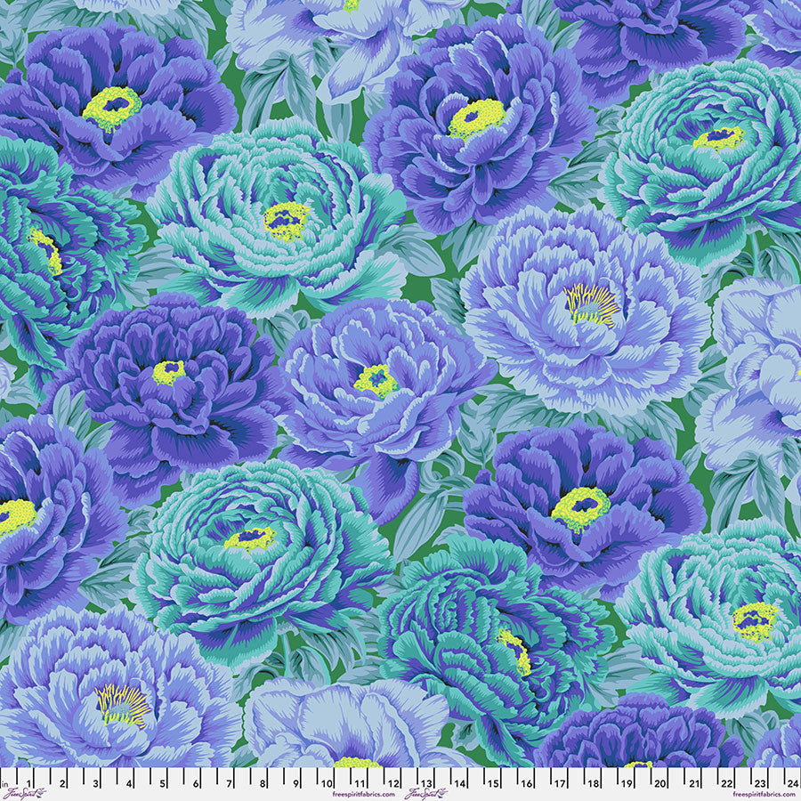 Tibetan Peony in Blue | by Kaffe Fassett
