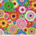 Gerbera Daisies - Bright || Brandon Mably |  Kaffe Fassett August 2026 Collection