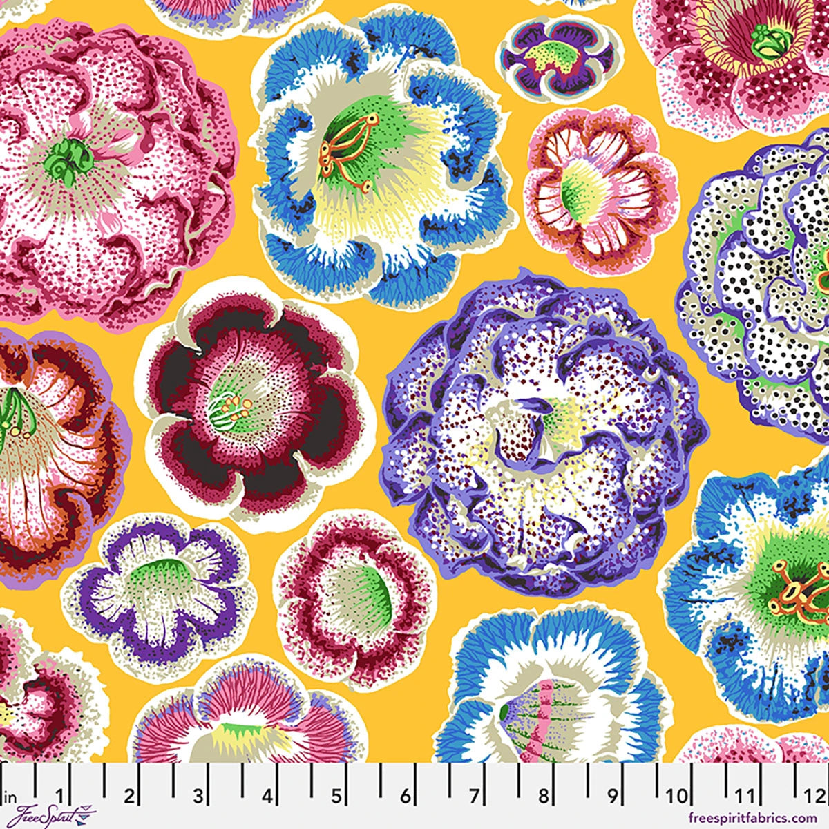 Helen - Yellow || Brandon Mably |  Kaffe Fassett August 2026 Collection