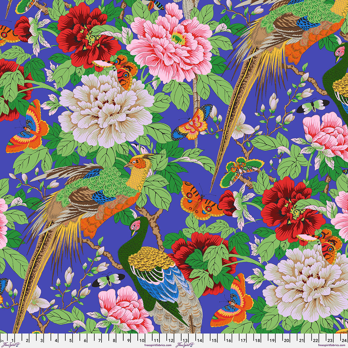 Birds and Bees - Purple  || Brandon Mably |  Kaffe Fassett August 2026 Collection