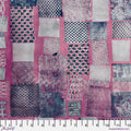 Pink Patchwork - Boysenberry || Sarah Sczepanski Artxtiles | Into Focus