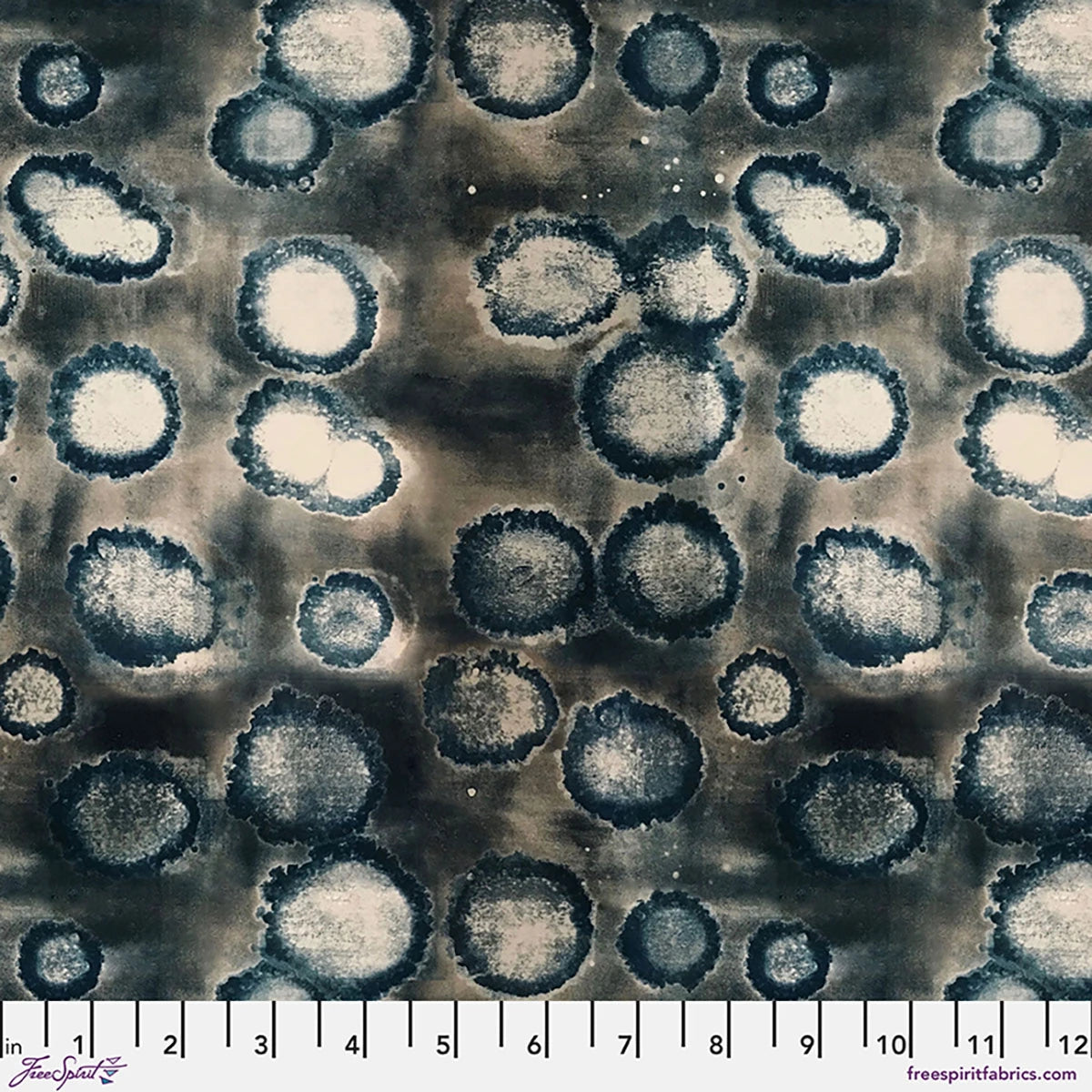 Ink Dots - Darkteal || Sarah Sczepanski Artxtiles | Into Focus