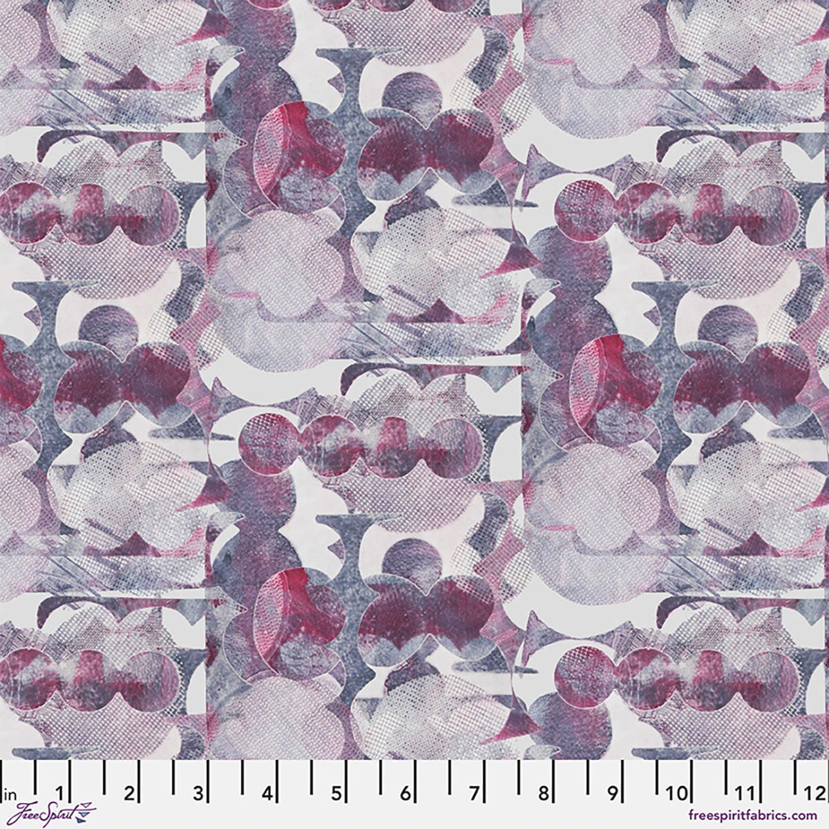 Layered Abstracts - Lavender || Sarah Sczepanski Artxtiles | Into Focus