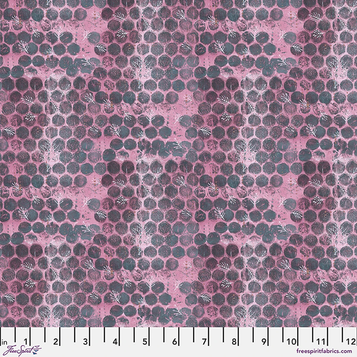 Pink Dots - Mulberry || Sarah Sczepanski Artxtiles | Into Focus