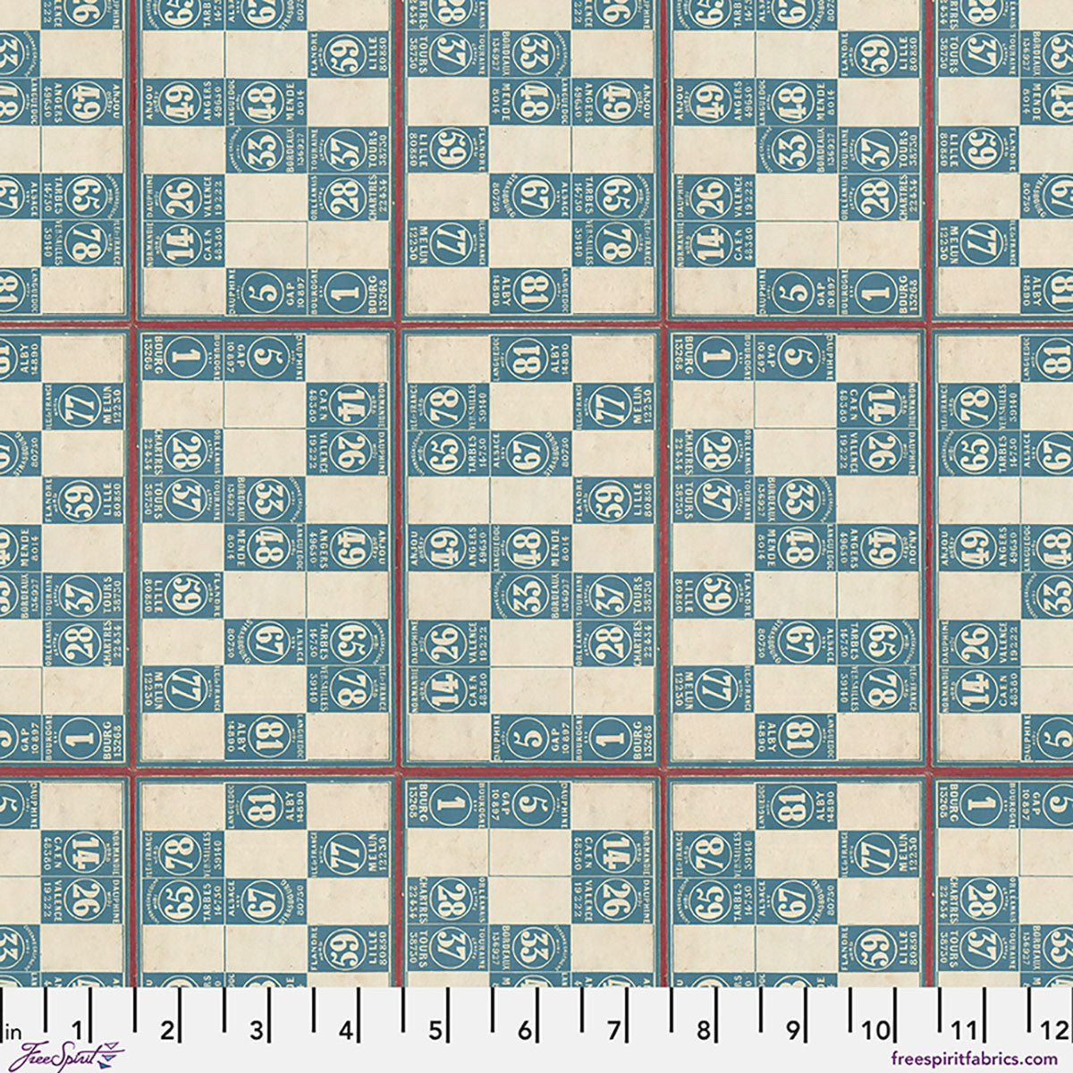 Blue Numbers in Blue || by Tim Holtz | Palette Curated