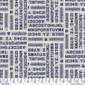 Indigo Typograthy in Indigo || by Tim Holtz | Palette Curated
