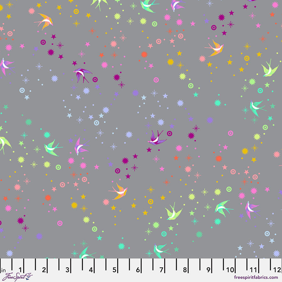 Fairy Dust in Shadow | Tula Pink | True Colors Graywork