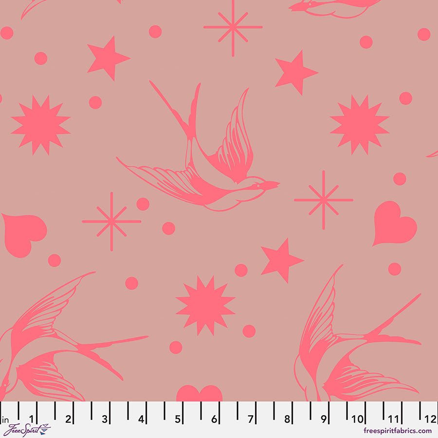 Neon Fairy Flakes in Nova | by Tula Pink | Neon True Colors