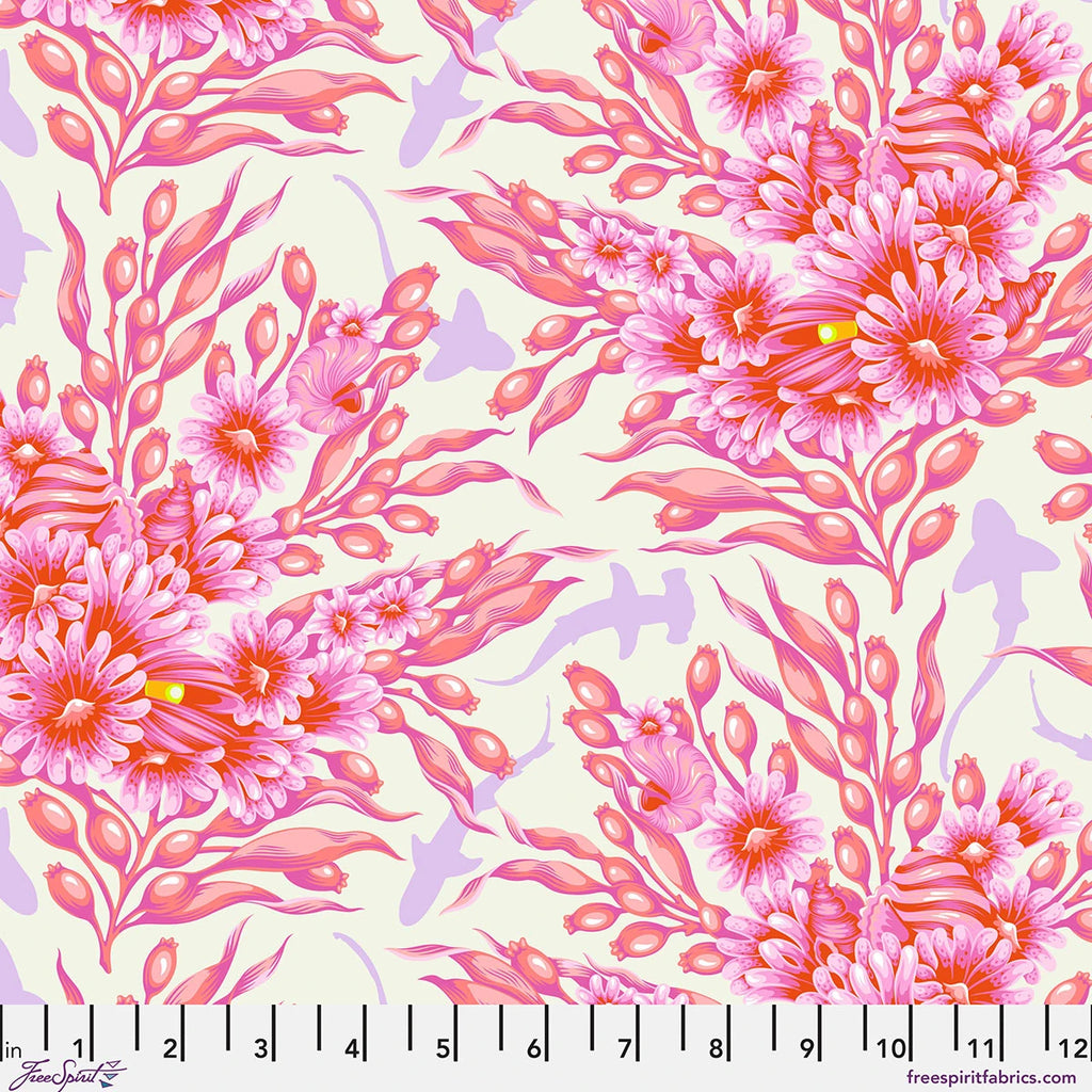 Delphine | Shadow Sharks | Tula Pink | Floral Reef