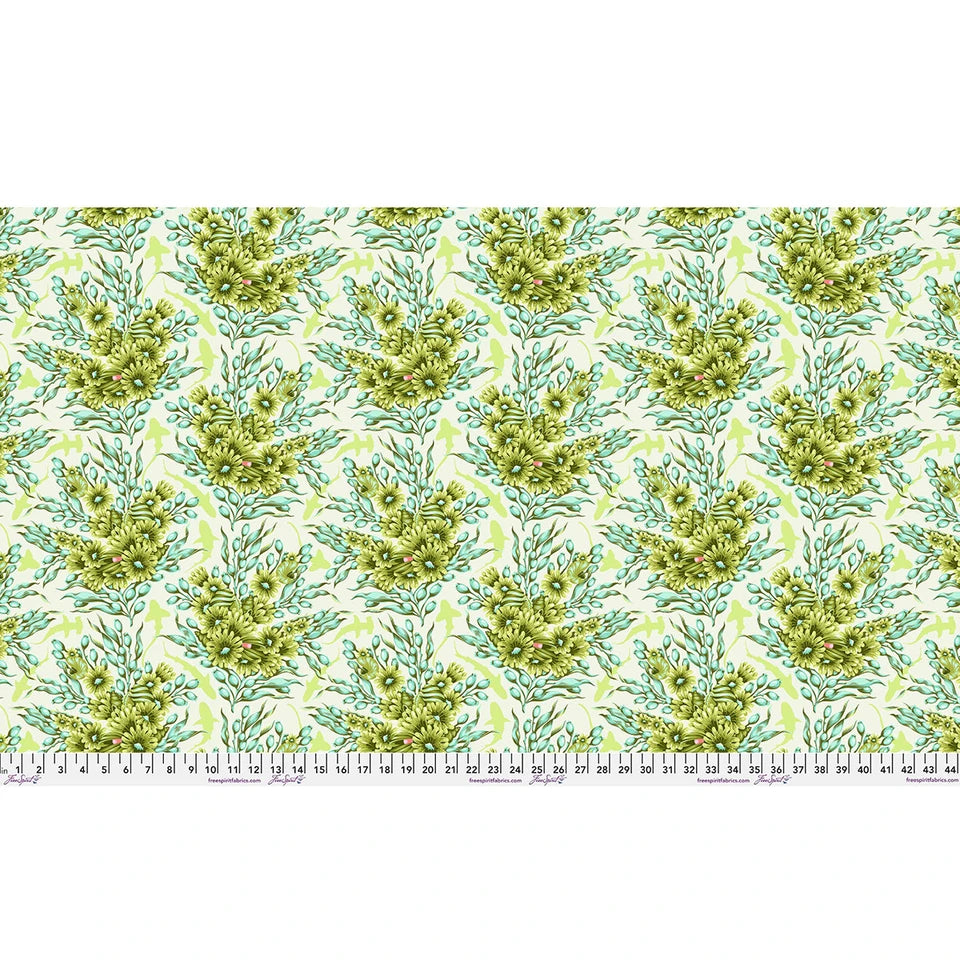 Seagrass | Shadow Sharks | Tula Pink | Floral Reef