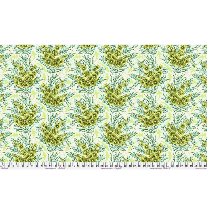 Seagrass | Shadow Sharks | Tula Pink | Floral Reef