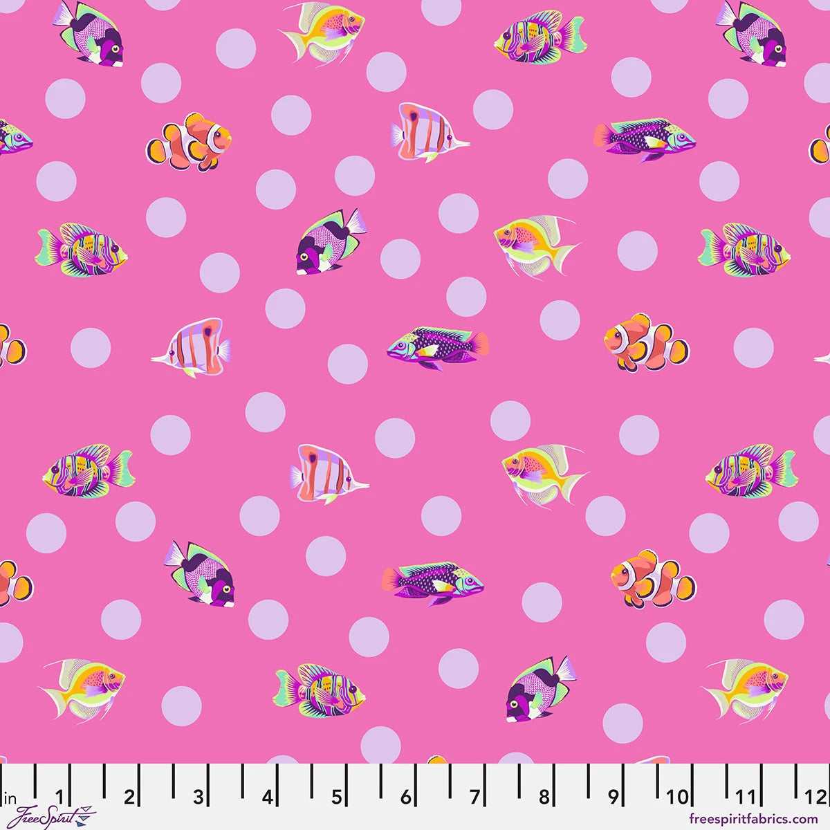 Delphine | School Crossing | Tula Pink | Floral Reef