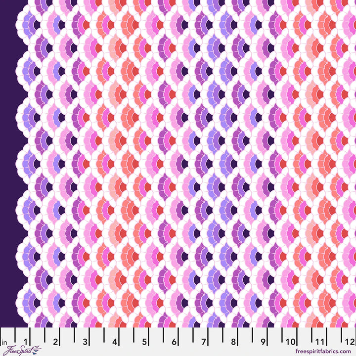 Ultraviolet | Aquatic Lace | Tula Pink | Floral Reef