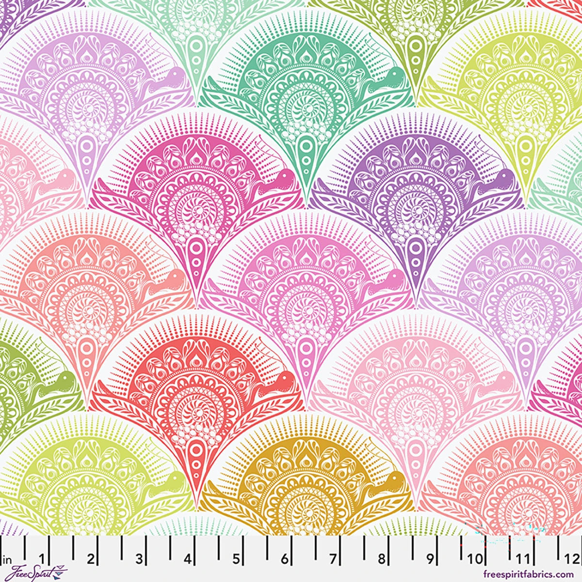 Snail Scallop in Sugar Rush by Tula Pink | Prince Charming Déjà Vu