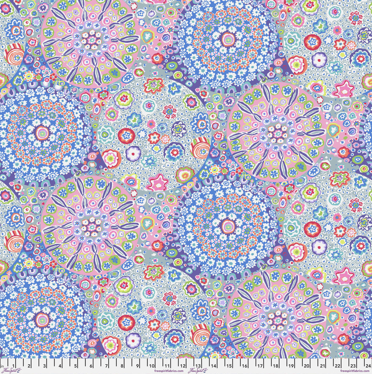 Millefiore in Pastel |  Backing Fabric | by Kaffe Fassett |