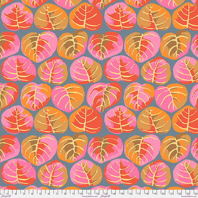 Palm Leaves in Pink |  Backing Fabric | by Kaffe Fassett