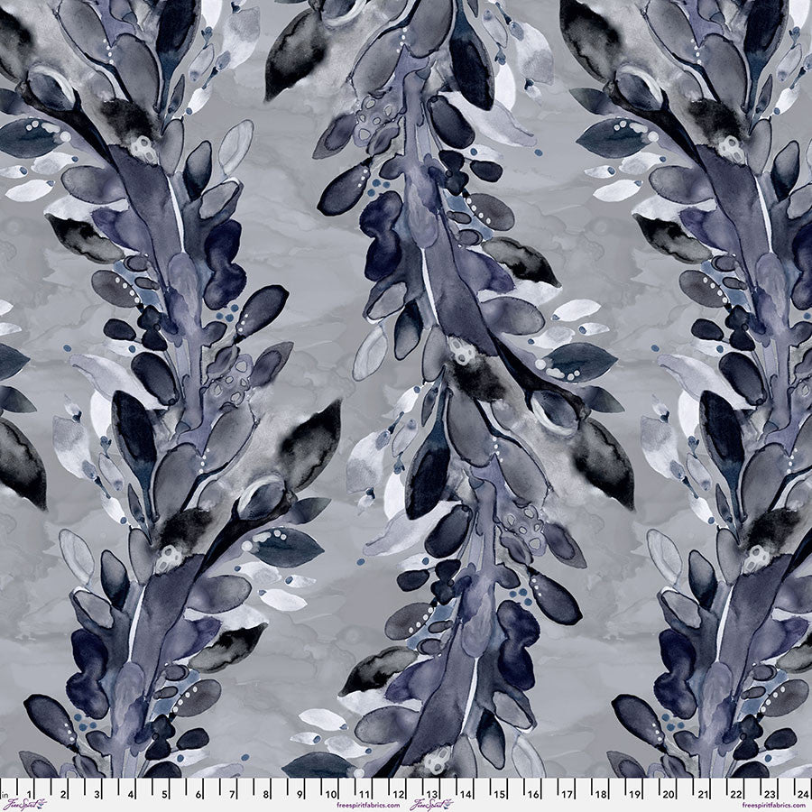 LG Natures Walk in Fog | Shell Rummel | Backing Fabric | Daybreak