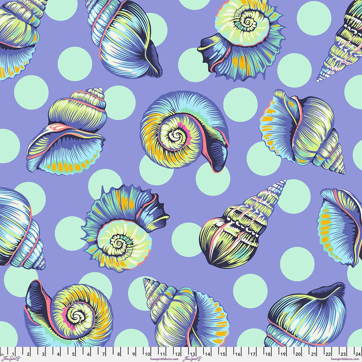 Big Shelly Marine Floral Reef | Backing Fabric | Tula Pink
