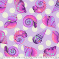 Ultraviolet | Big Shelly | Backing Fabric|  Tula Pink | Floral Reef