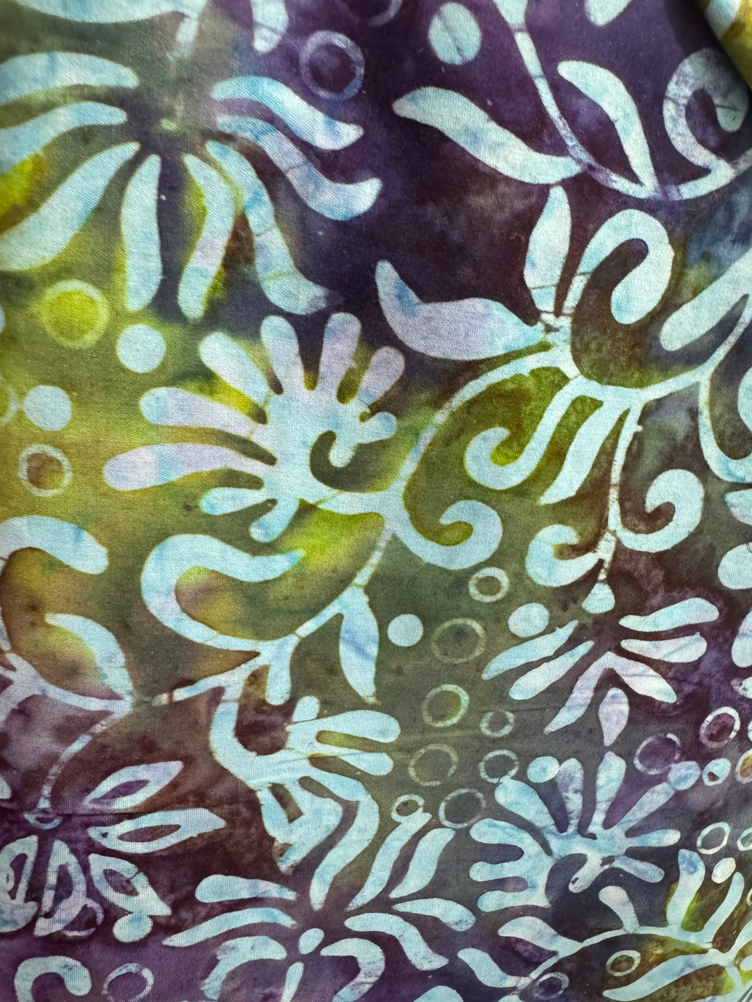 Quilting Cotton Batiks Fabric - Line Designs