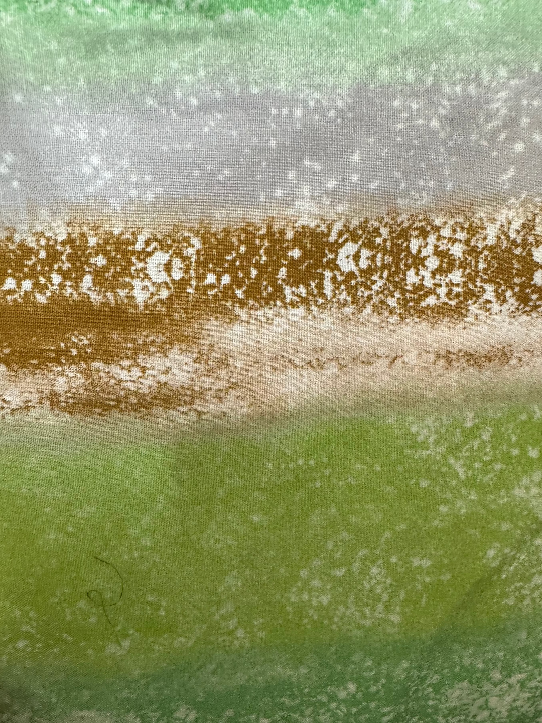 Quilting Cotton Fabric - Green with Gradient