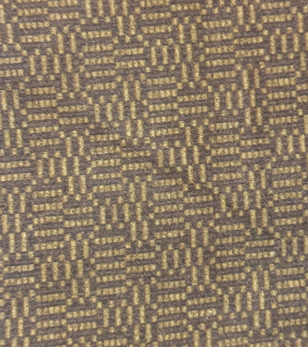 Quilting Cotton Fabric - Brown with Beige