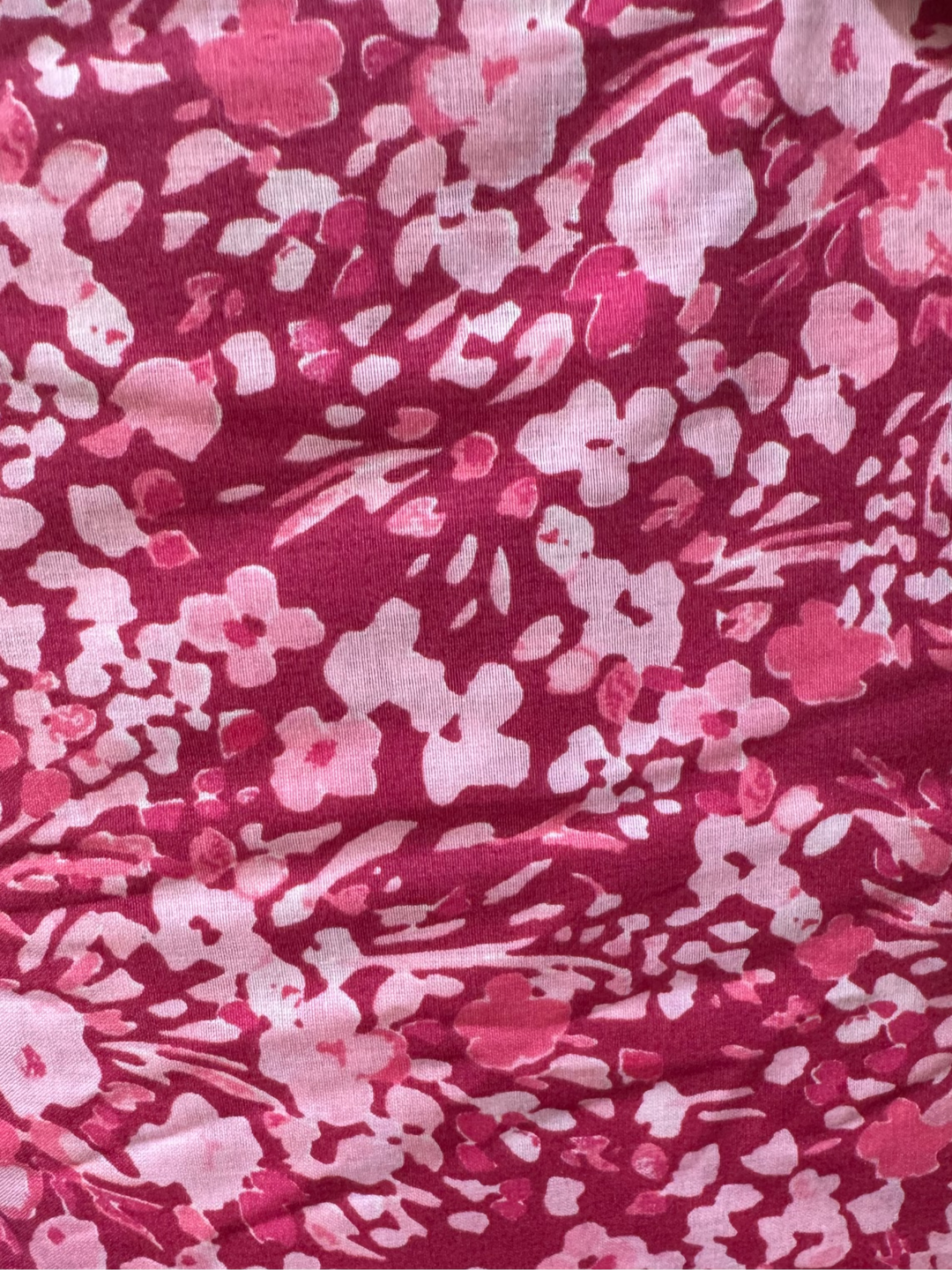 Quilting Cotton Fabric - Pink with Floral Design