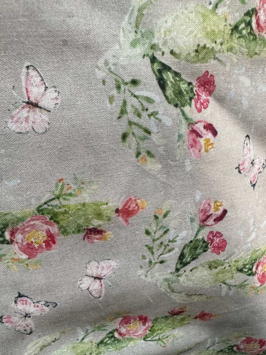 Quilting Cotton Fabric - Butterflies and Floral