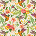 HUMMINGBIRD & TROPICAL FLORALS  | Paradise Found | by Rosie Dore|  TImeless Treasures