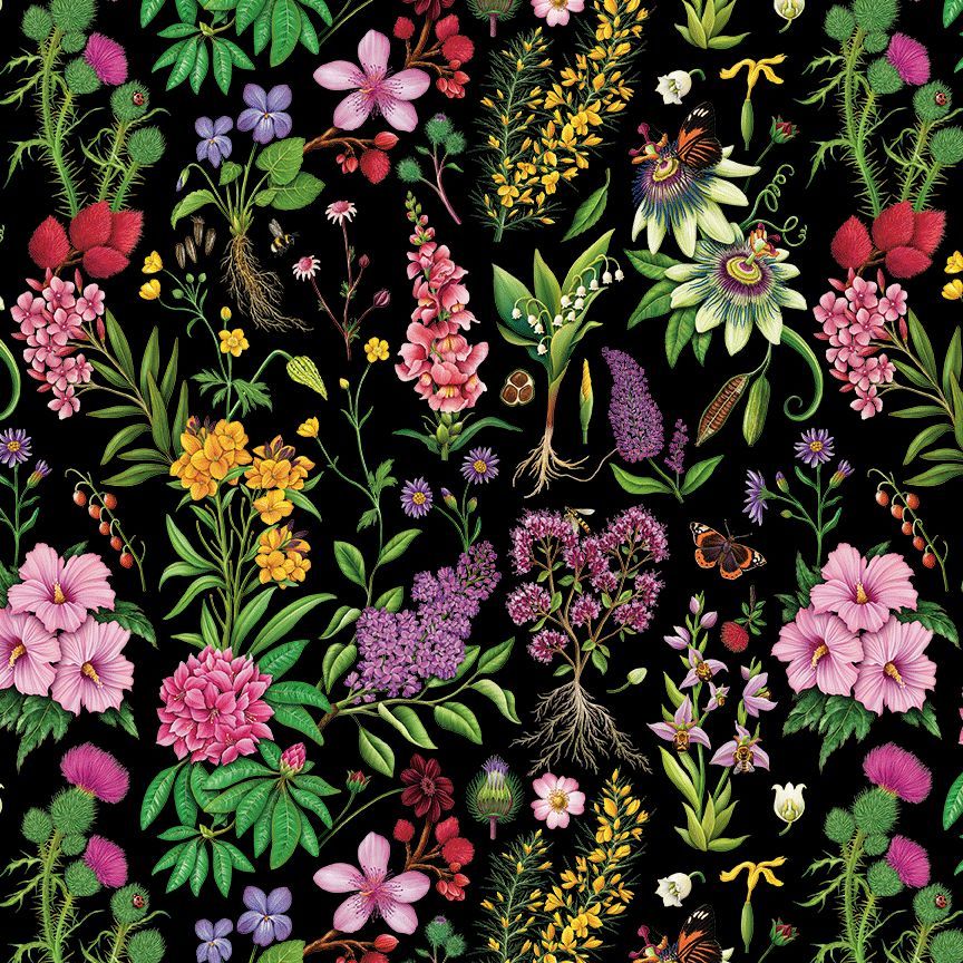 TROPICAL FLORALS  | Paradise Found | by Rosie Dore|  TImeless Treasures
