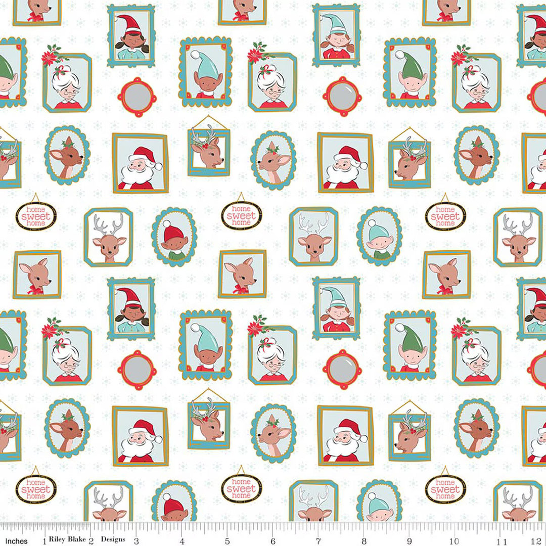 Wallpaper in White | Melissa Mortenson |  Claus & Co.