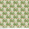 Christmas Houses in Green Sparkle | Melissa Mortenson |  Claus & Co.
