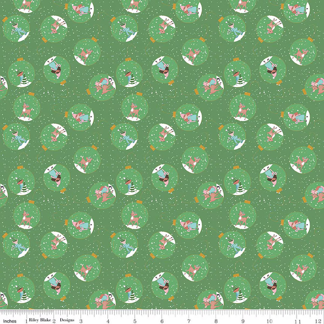 Ornaments in Green | Melissa Mortenson |  Claus & Co.