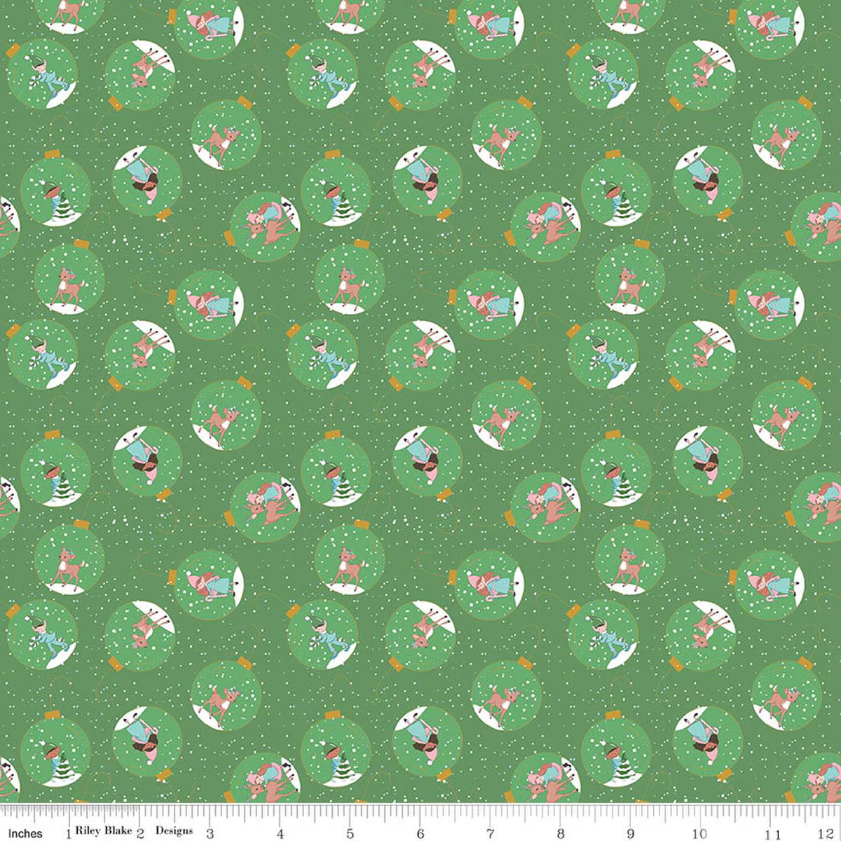 Ornaments in Green | Melissa Mortenson |  Claus & Co.
