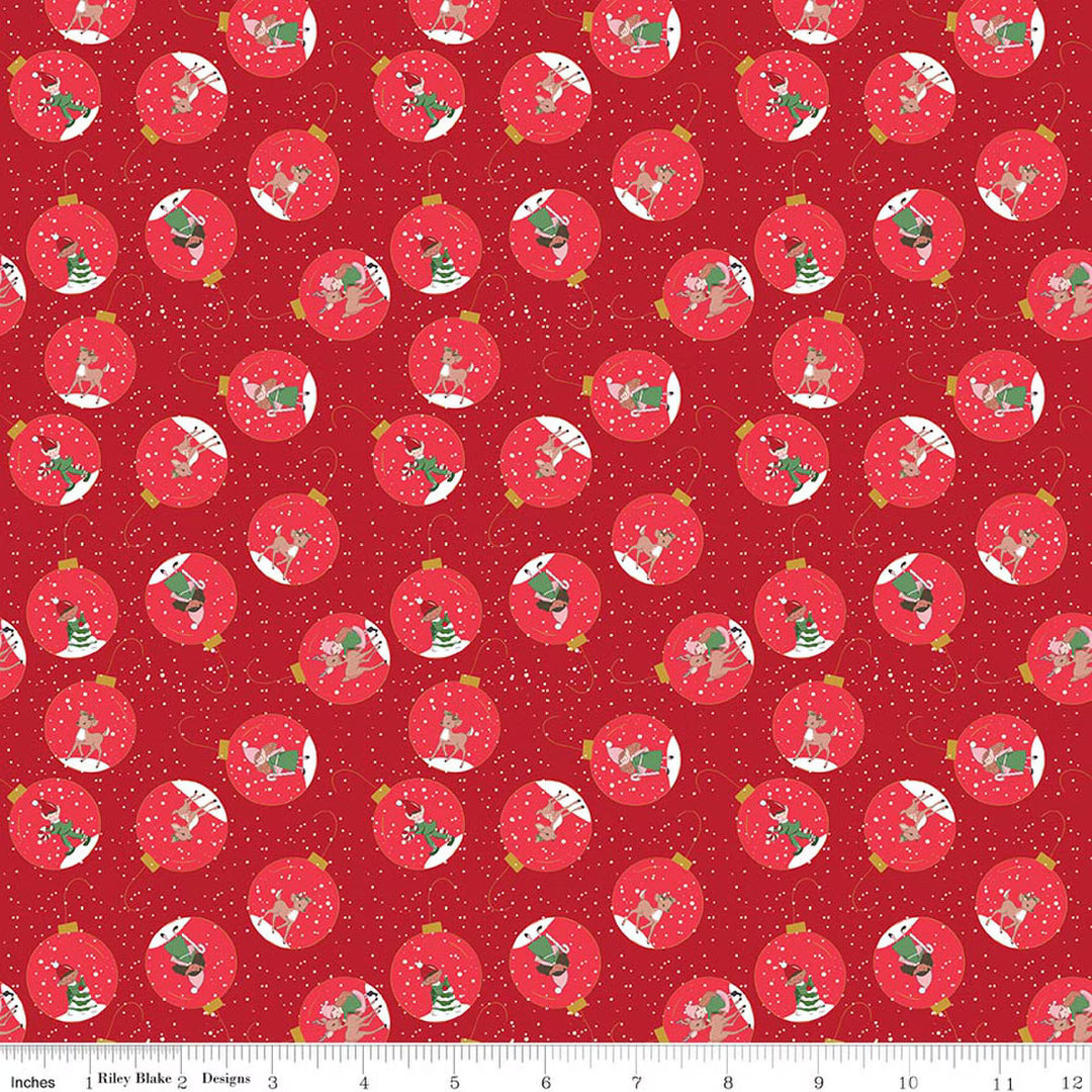 Ornaments in Red | Melissa Mortenson |  Claus & Co.